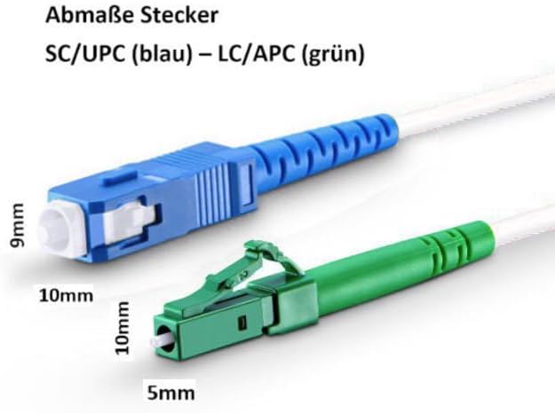 CONBIC® XGS-PON + LCA SCU Glasfaserkabel Combo SFP Modul 10 Gbit/s (FTTH) – Kompatibel NUR mit Fritz