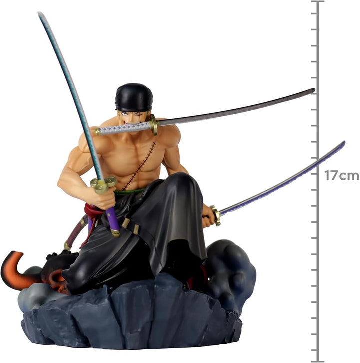 One Piece Actionfigur Roronoa Zoro Dioramatic The Brush aus Kunststoff, von Bandai.
