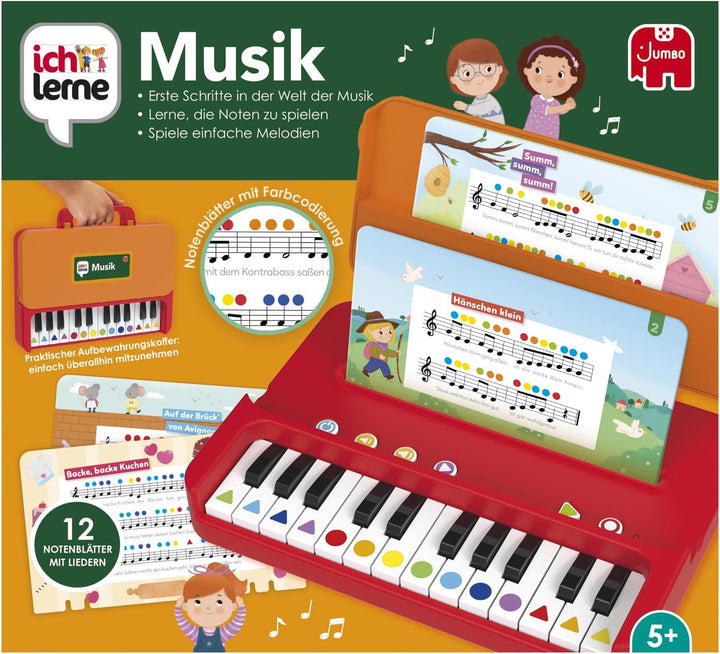 Jumbo 1110100389 Ich Lerne Musik Learning Toys, Mehrfarbig