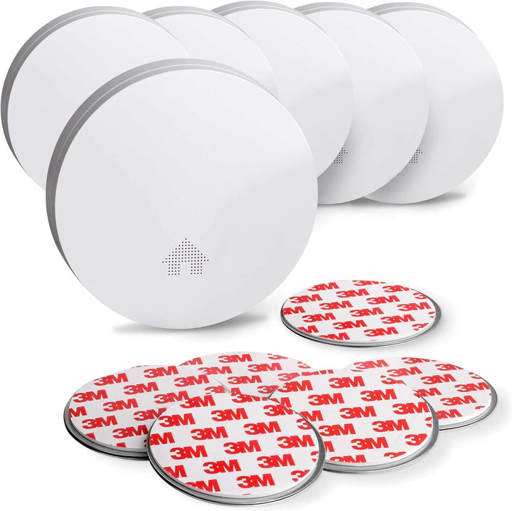 SEBSON Rauchmelder 6er Set, 10 Jahres Batterie, Magnethalterung, VDs 3131 geprüft, DIN EN 14604, Q-