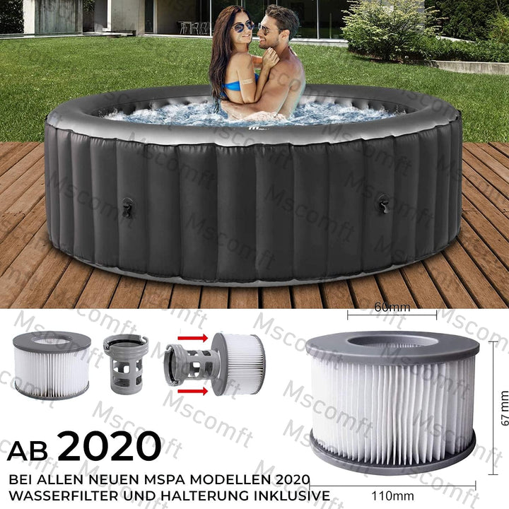 Ersatz Filter für MSpa Filterkartusche Wasserfilter, Kartuschenpumpe für heisse U-Boote und Spa,für