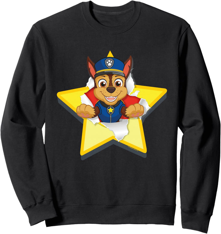 Paw Patrol Chase Torn Star Sweatshirt