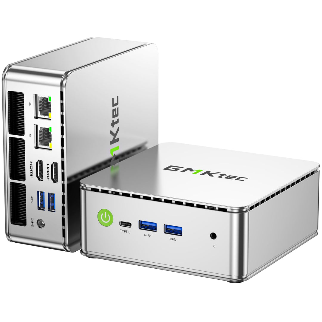 GMKtec Mini PC, G11 AMD Ryzen Embedded R2514 (übertrifft 4300U/N150), Mini Computer 16 GB DDR4 RAM,