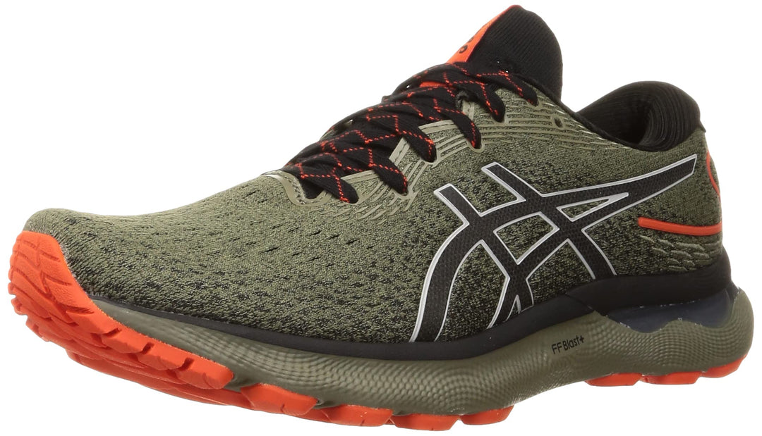 ASICS Herren Gel-Nimbus 21Laufschuhe 46 EU Oliv Rot, 46 EU Oliv Rot