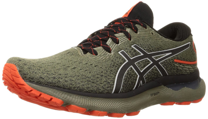 ASICS Herren Gel-Nimbus 21Laufschuhe 46 EU Oliv Rot, 46 EU Oliv Rot