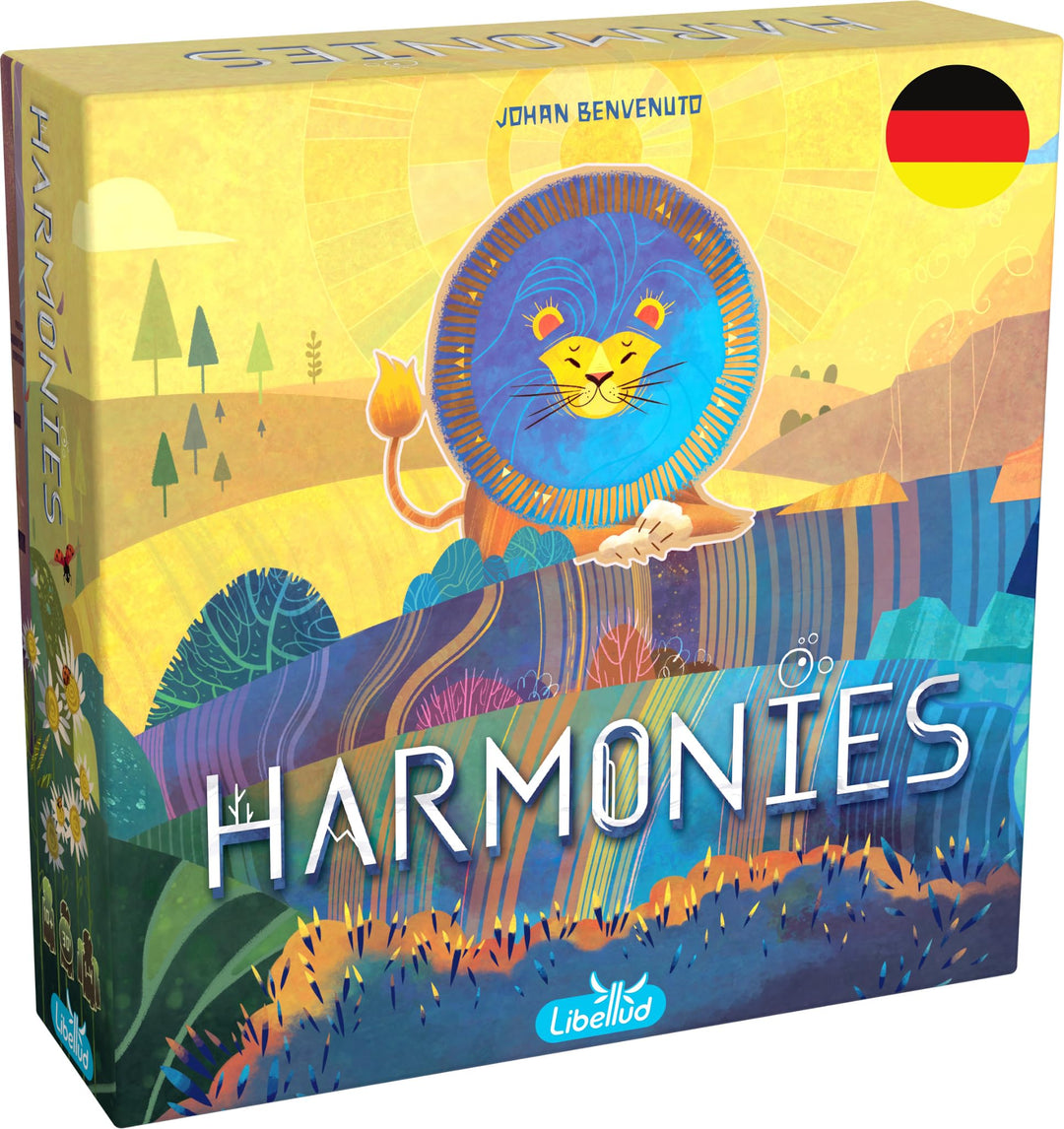 Libellud, Harmonies, Familienspiel, Legespiel, 1-4 Spieler, Ab 10+ Jahren, 30 Minuten, Deutsch