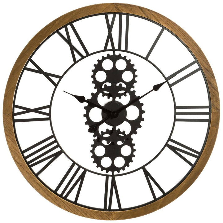 ATMOSPHERA CREATEUR D'INTERIEUR Atmosphéra Le Depot Baillleul – Wanduhr mit römischen Ziffern