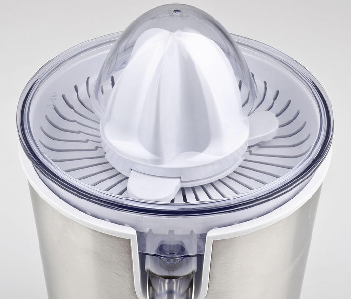 Girmi SR54 Zitruspresse, 150-cc-Kapazität, 60 W, Zwei Kegel für Zitrusfrüchte, Tropfstopp-Ausgiesser