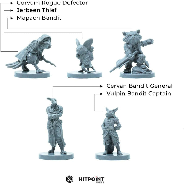 Hit Point Press HPP0M002 Humblewood Miniature: Bandit Coalition