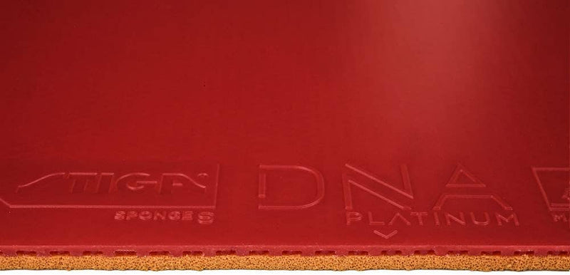 Stiga Unisex-Adult DNA Platinum S Tischtennisbelag 2.3 Rot, 2.3 Rot