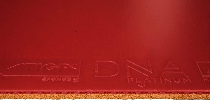 Stiga Unisex-Adult DNA Platinum S Tischtennisbelag 2.1 Rot, 2.1 Rot