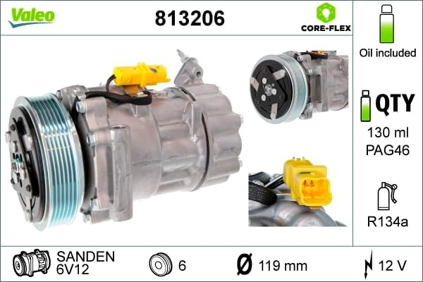 Valeo Kompressor Klimaanlage 813206