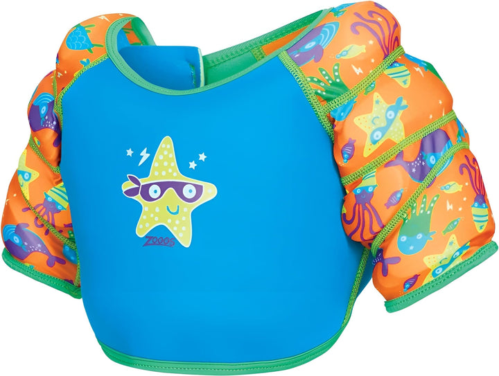 Zoggs Girls Water Wings Vest 1-2 Years / 11 - 15kg Blue, 1-2 Years / 11 - 15kg Blue
