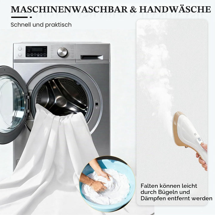 Spardar Foto Hintergrund, 3M X 4.5M Weiss Fotostudio Hintergrund mit 4 Klemmen, Faltbarer Fotohinter