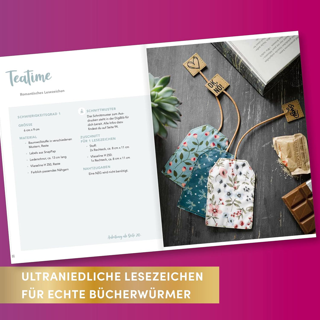 Nähen für Booklover: DIY Must-Haves für gemütliche Lesemomente (My Booklove), Gebundenes Buch