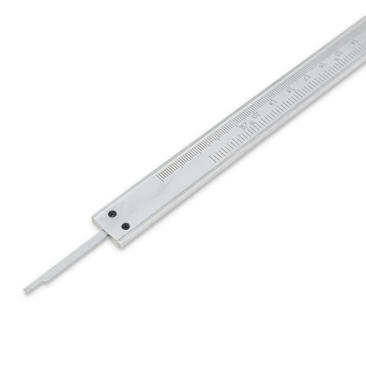 WIKISTORE TASCHEN MESSSCHIEBER NONIUS 200 MM mit 4 Funktionen, Ventesimal-Bremssattel mit 40-mm-Back