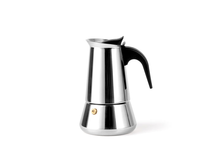 LEOPOLD Cafetera espresso inox TREVI- 4 tazas