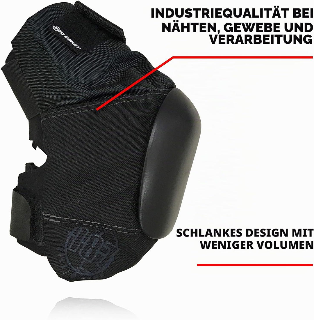 Killer Pads Schutzausrüstung Kneepads Pro Derby L Schwarz, L Schwarz