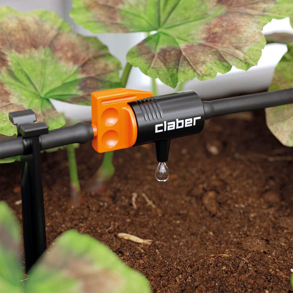 Claber Drip Starter Kit 20 Vasen für Tropfbewässerungsanlage für Topfpflanzen