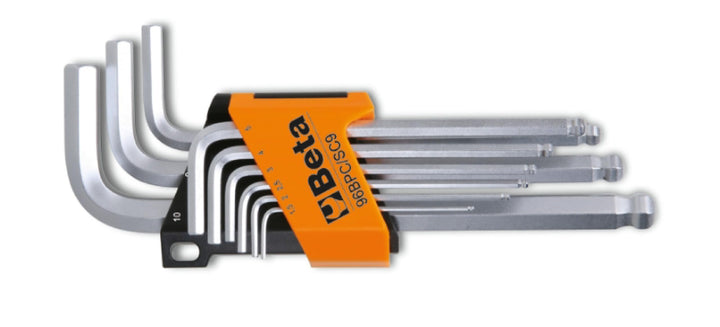 Beta 96BPC/SC9 Sechskant-Stiftschlüsselsatz Werkzeug-Set Werkstatt Tools (9-teilig, mit Halterung, g