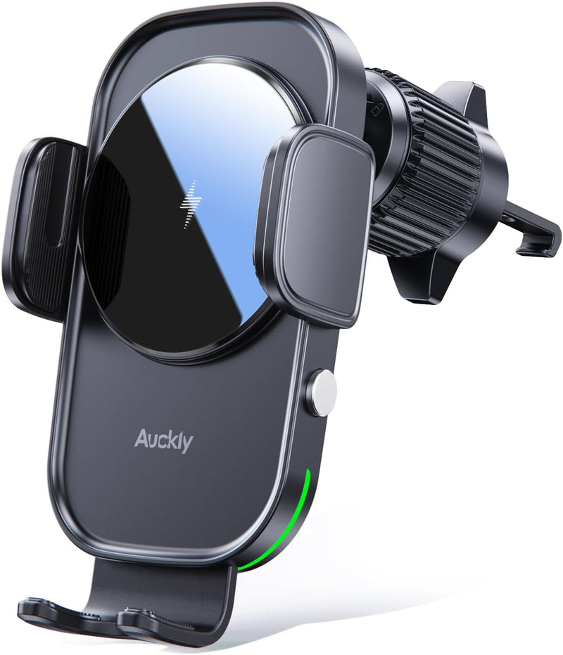 Auckly 15W Fast Wireless Charger Auto Handyhalterung Mit Ladefunktion Automatischer Induktion Motor