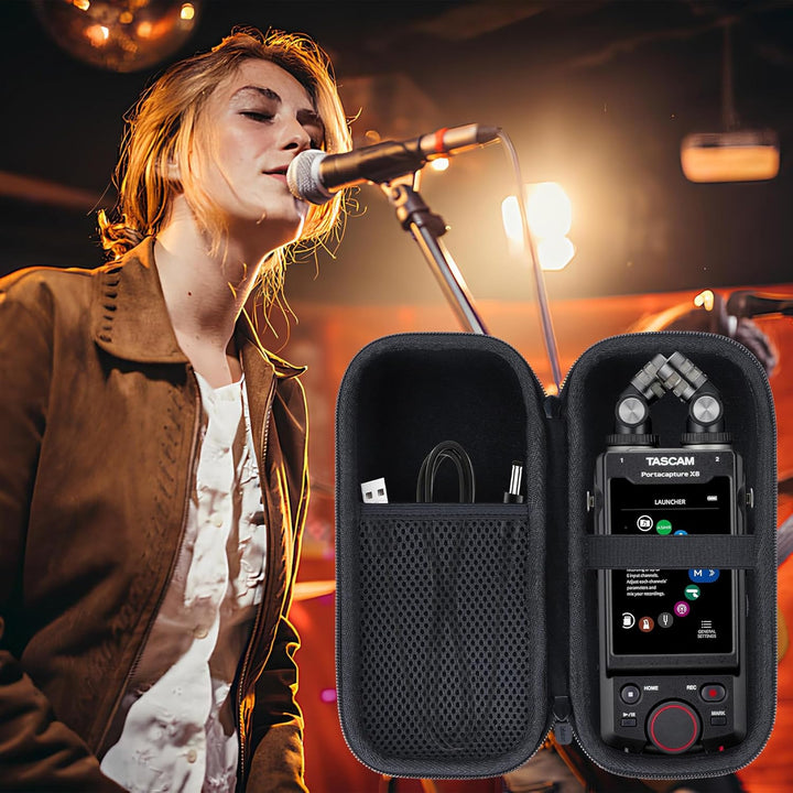 Hart Schutz Hülle Etui Tasche für Tascam Portacapture X8 Portabler Spur High Resolution Rekorder für
