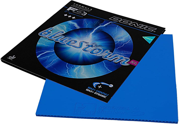 DONIC Belag Bluestorm Z1 Blau 2,3 mm, Blau 2,3 mm
