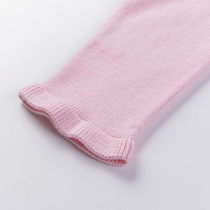 Strickjacke Mädchen Kinder Basic Bolero Kommunion Cardigan Bolero Jäckchen Lange Ärmel Mädchen #10 P