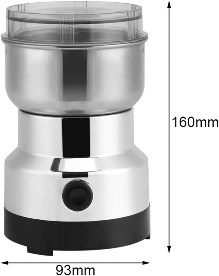 Kaffeemühle Elektrisch, Kaffeebohnen aus Edelstahl Getreide Mühle Kaffeemühle und Gewürzmühle mit Ed