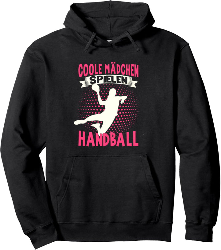 Handballerin Damen Kinder Coole Mädchen Spielen Handball Pullover Hoodie