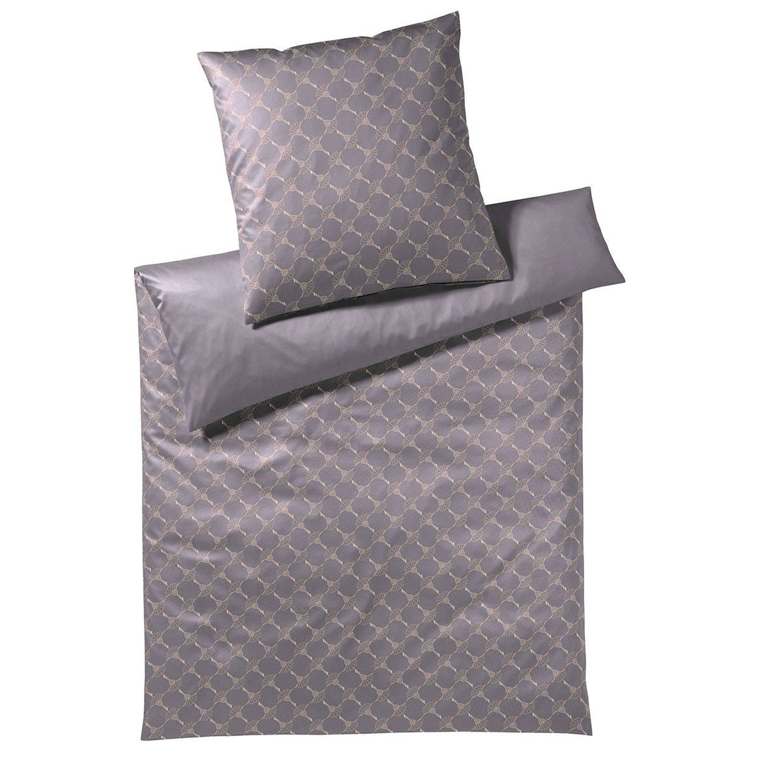Joop, Mako-Satin-Bettwäsche, Kornblumen-Muster mit nuancierten Farben 155x200 + 1x 40x80 Rosé 155x20