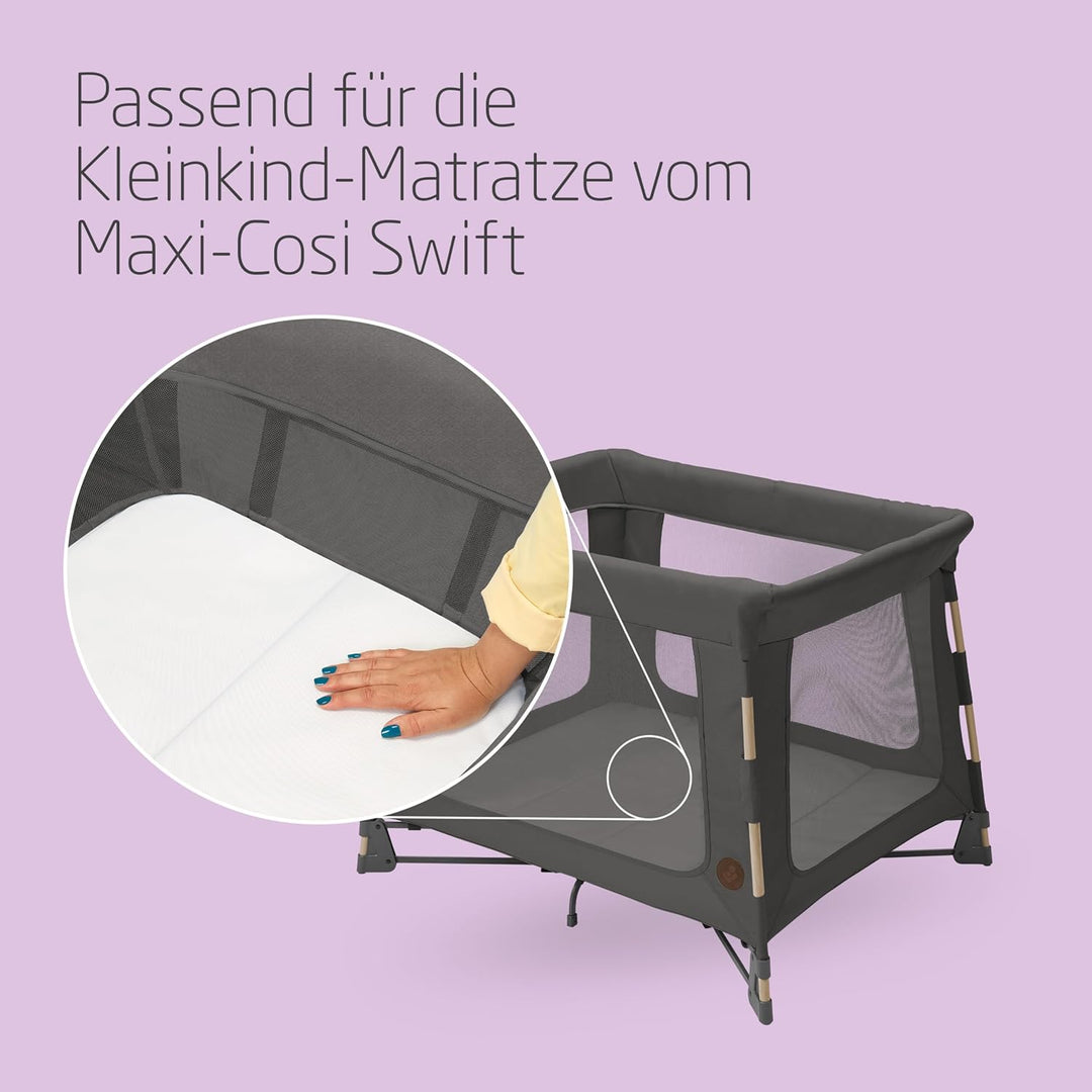 Maxi-Cosi Swift Reisebett-Spannbettlaken, 2x Babybett Bezug für die Kleinkind-Matratze des Maxi-Cosi