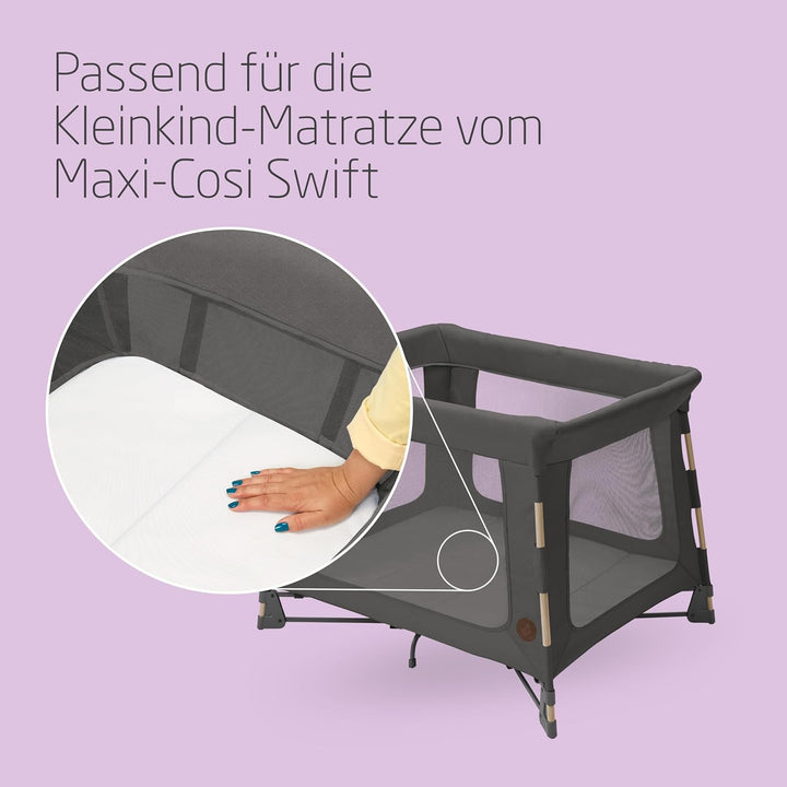 Maxi-Cosi Swift Reisebett-Spannbettlaken, 2x Babybett Bezug für die Kleinkind-Matratze des Maxi-Cosi