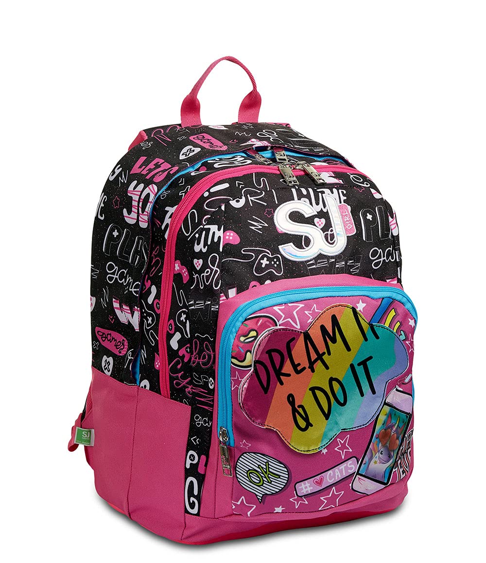 SJ Gang Seven Rucksack ADVANCED - DREAM & DO GIRL, Taglia unica, American, Rot