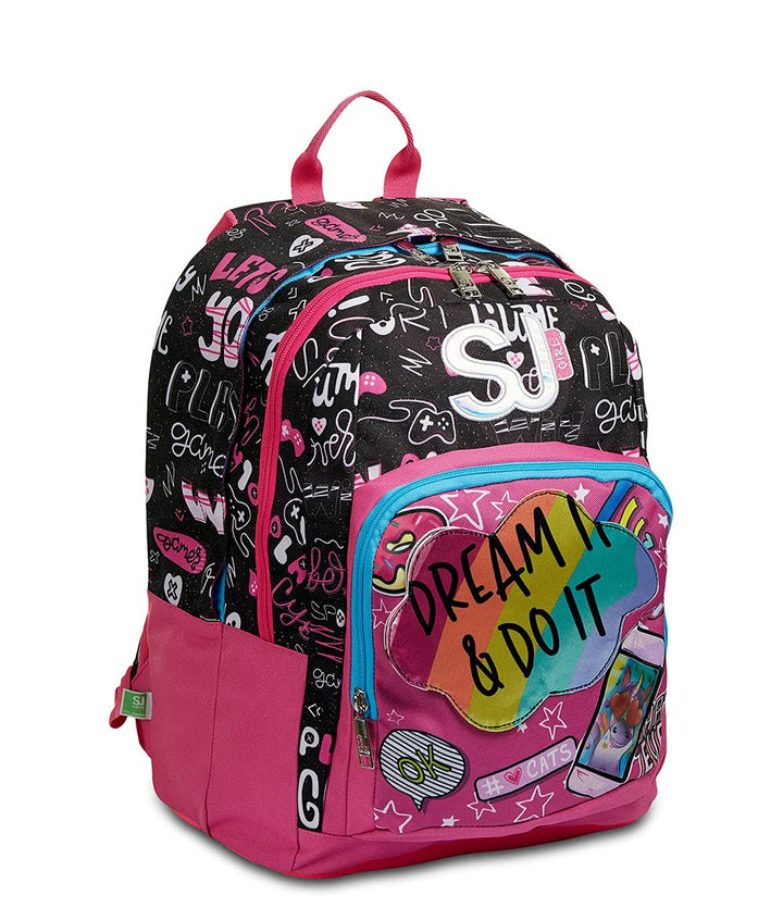 SJ Gang Seven Rucksack ADVANCED - DREAM & DO GIRL, Taglia unica, American, Rot