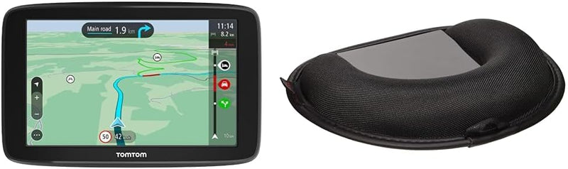 TomTom Navigationsgerät GO Classic (5 Zoll), Schwarz & Armaturenbretthalterung für alle TomTom Model