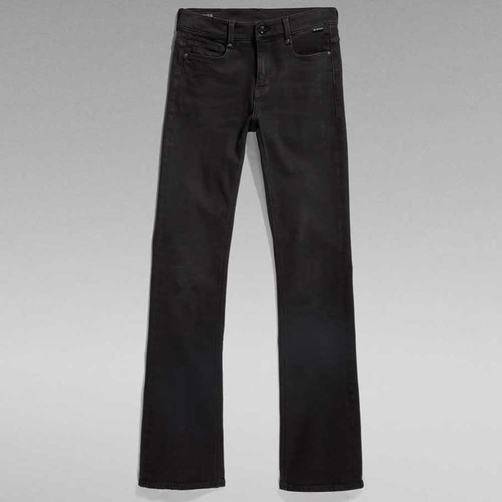 G Star RAW Damen Noxer Bootcut Jeans Schwarz (Jet Black D21437-b479-a814) 24W / 32L, Schwarz (Jet Bl