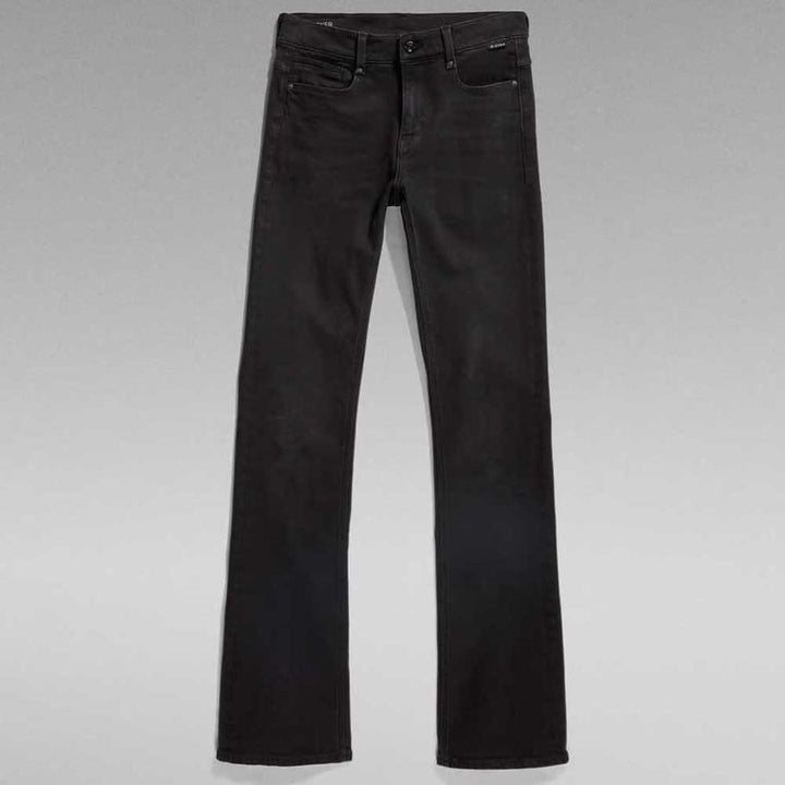 G Star RAW Damen Noxer Bootcut Jeans Schwarz (Jet Black D21437-b479-a814) 24W / 32L, Schwarz (Jet Bl