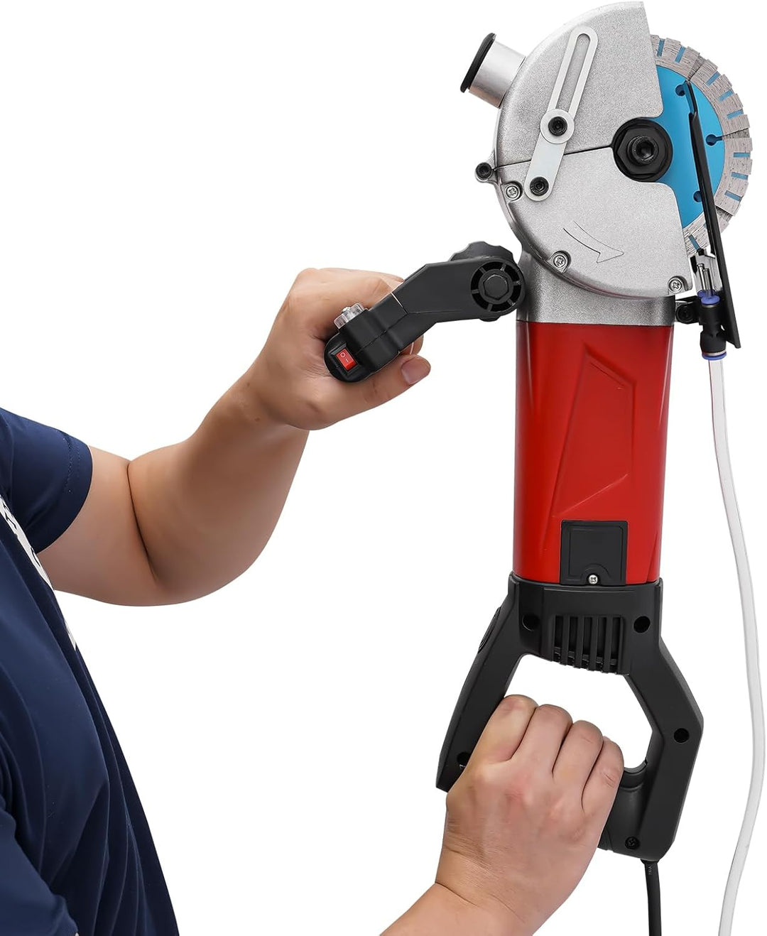 2800W Schlitzmaschine Mauerfräse mit 5 Stück 125mm Klingen Hochleistungsmauerfräse Elektrische Schli
