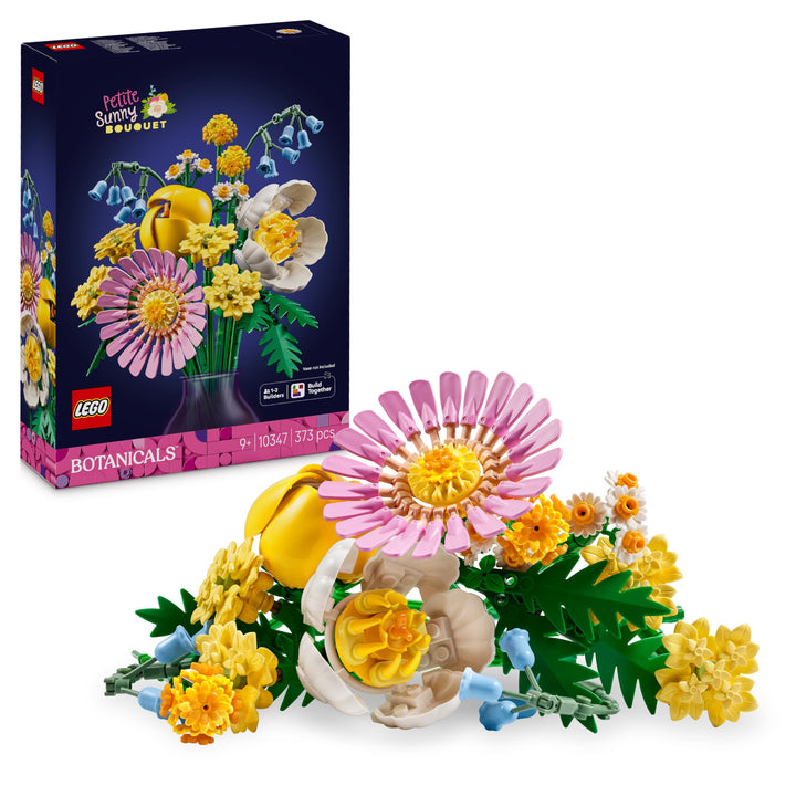 LEGO Botanicals Kleiner Sommerstrauss - Kunstblumen Set mit Glockenblumen, Gänseblümchen, Tulpen & m
