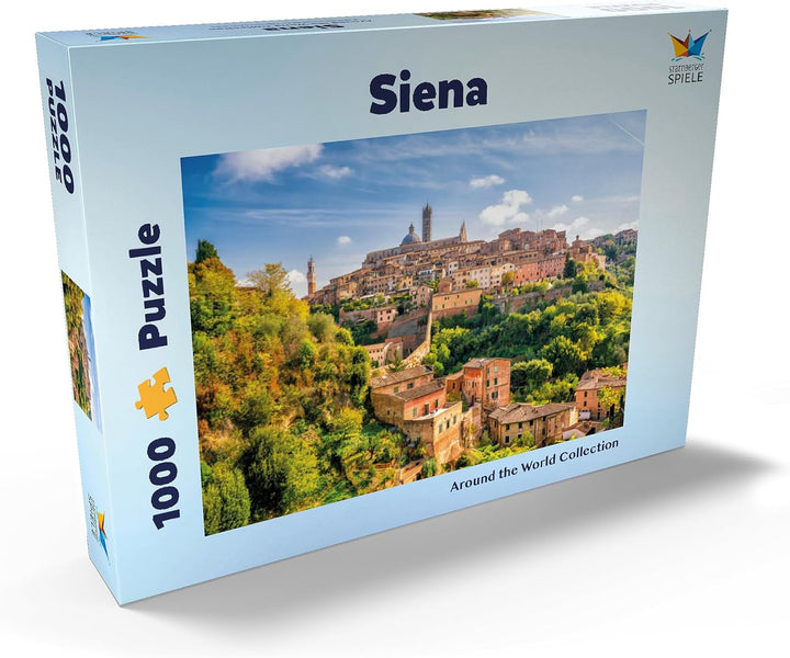 Panorama von Siena - Toskana, Italien - Premium 1000 Teile Puzzle - MyPuzzle Sonderkollektion von St