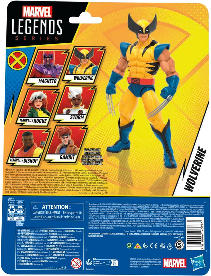 Hasbro Marvel Legends Series Wolverine, X-Men '97 Marvel Legends Action-Figur (15 cm), Yellow
