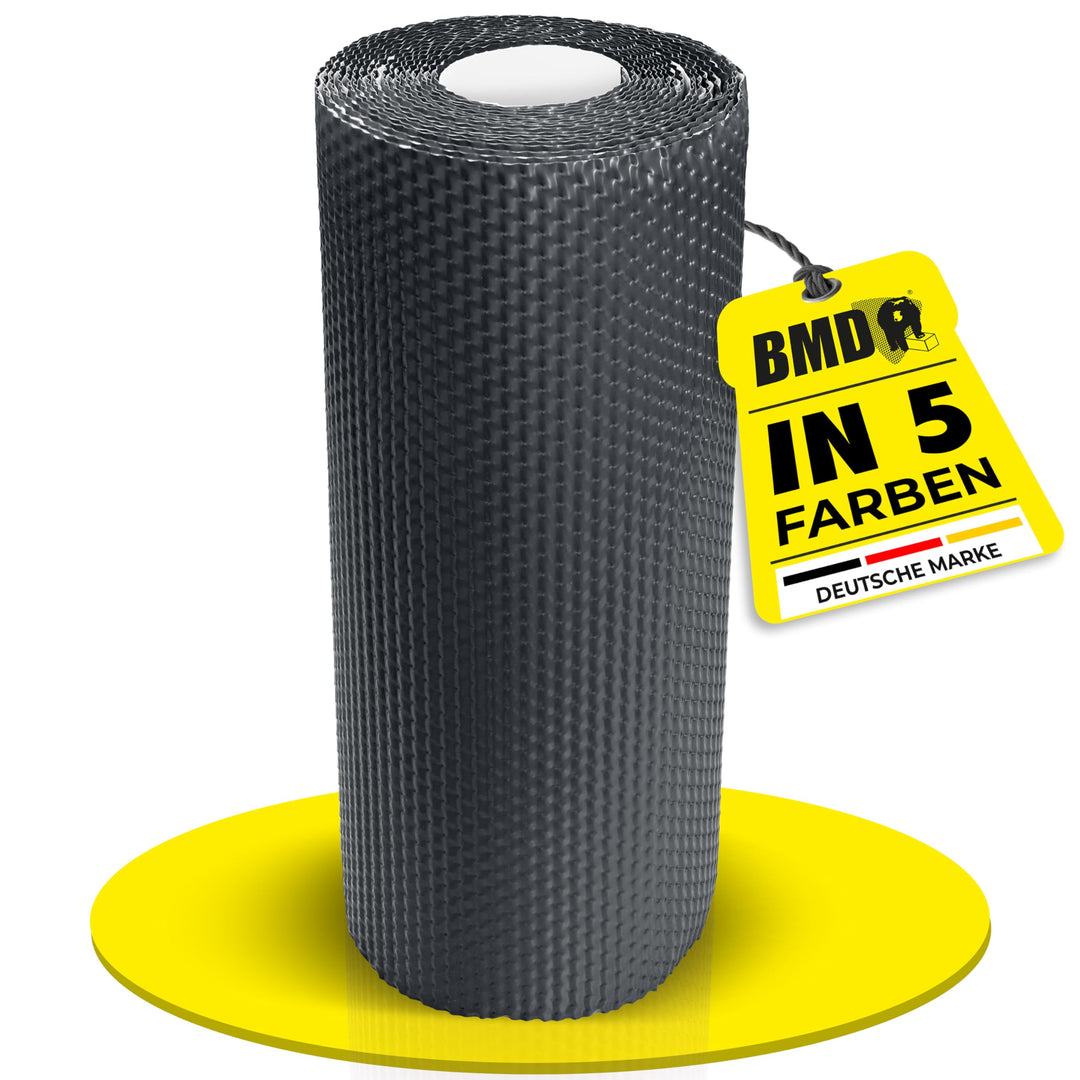 BMD 3D Kaminanschlussband Wandanschlussband 300 mm x 5 m (anthrazit RAL 7016) Kaminanschluss Wandans