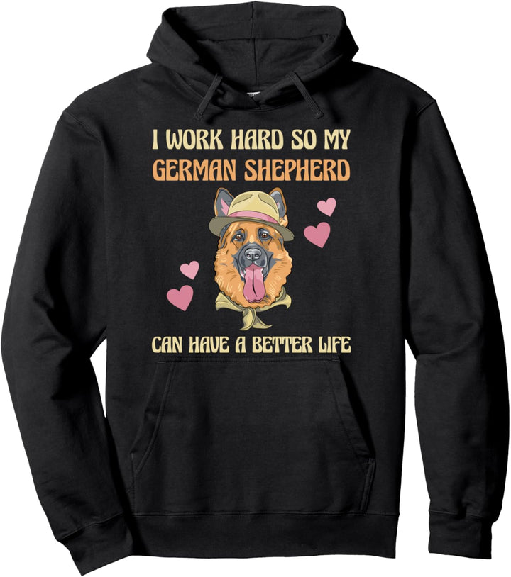 Lustiger Deutscher Schäferhund So My German Shepherd Pullover Hoodie