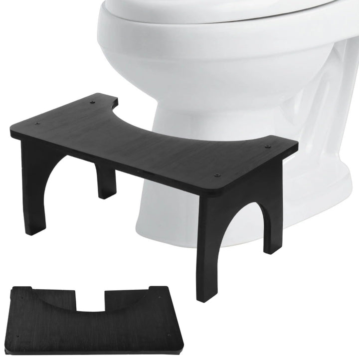 Holz-Toilettenhocker, Holz-Toilettenhocker für Erwachsene, ergonomischer 35°-Hocktoilettensitz, Bequ