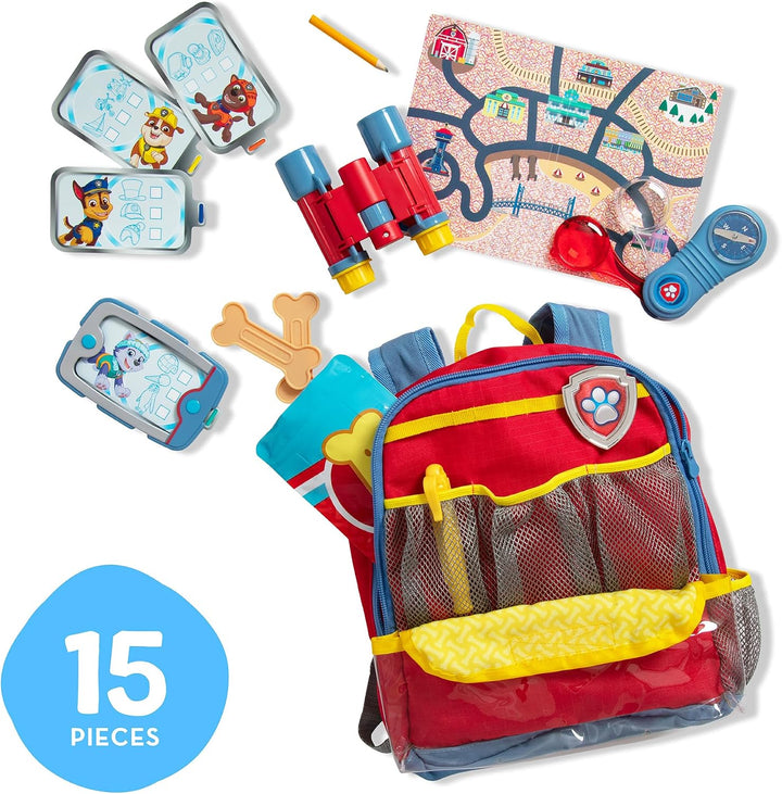 Melissa &amp; Doug - Paw Patrol Rucksack, 15-teilig, Rettungsmission-Set, Rollenspiel, Für Kinder ab 3 J