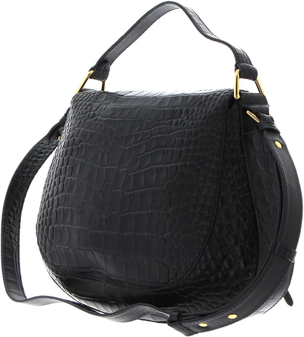 Coccinelle Sole Kroko Soft Handtasche Leder 32.5 cm