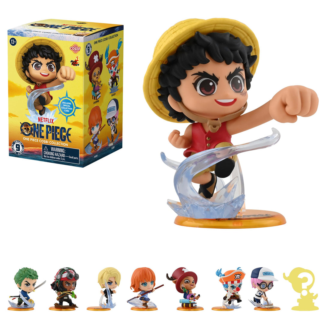 Yume 15692 - One Piece Cosbi Collection, Blind Box mit 1 von 9 Mini Figuren, Sammelfigur mit Sammelk