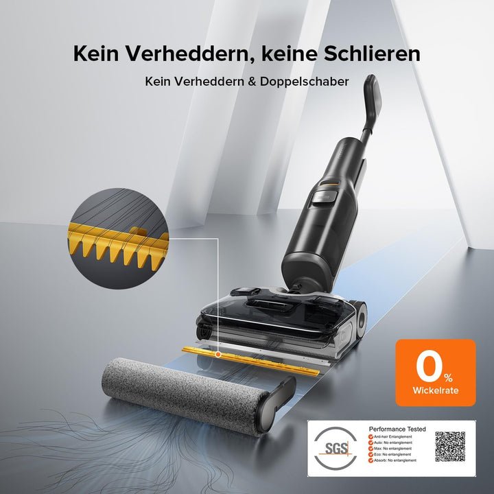 roborock F25 ALT(ACE LITE) Nass Trockensauger, 180° Lie Flat Saugwischer mit 20.000 Pa, Nass Staubsa
