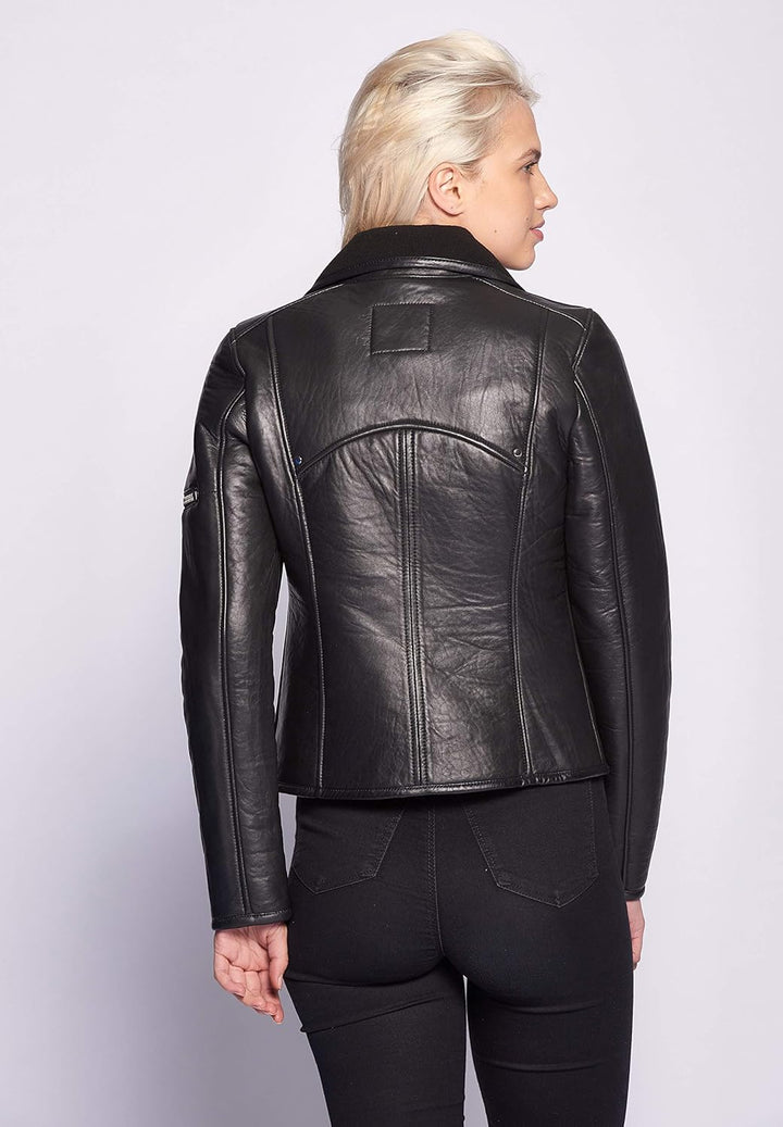 Maze Damen Lederjacke 4201910 XL Schwarz, XL Schwarz